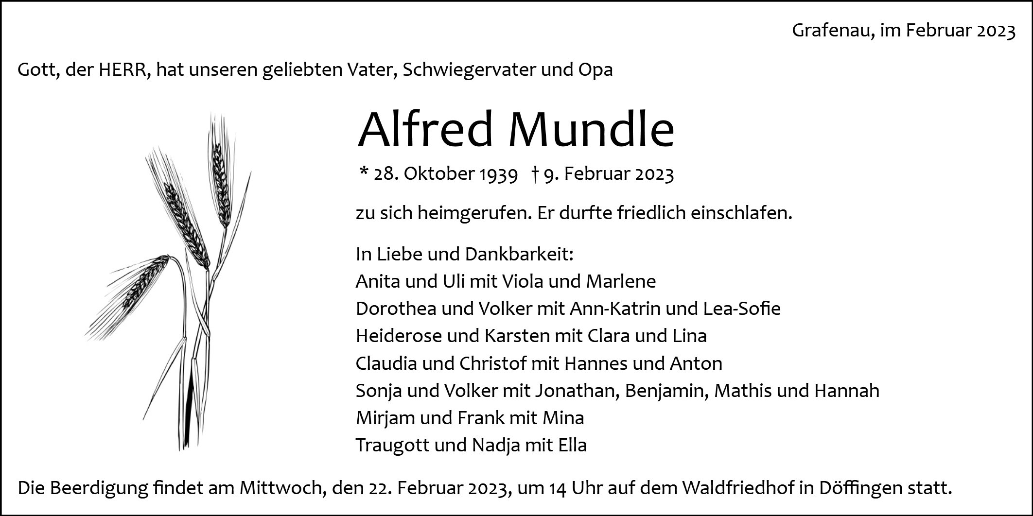 Alfred Mundle